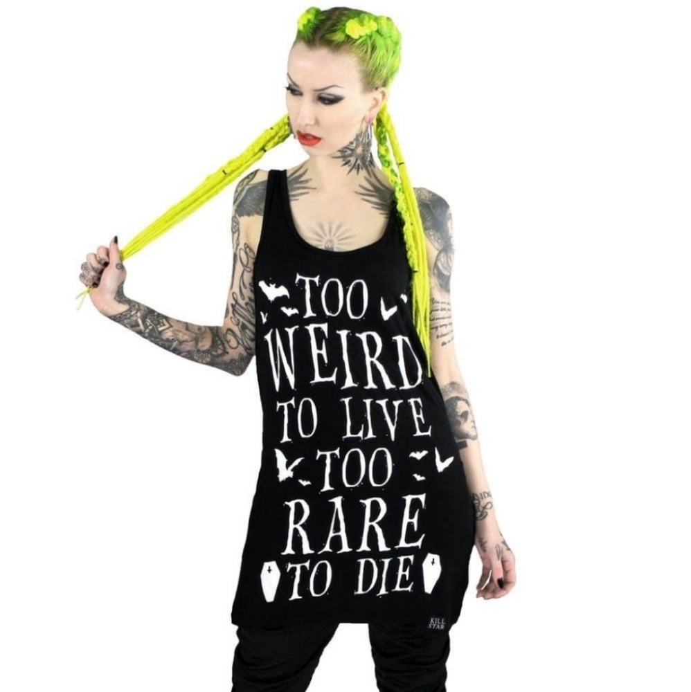 Killstar Too weird to live vest dress